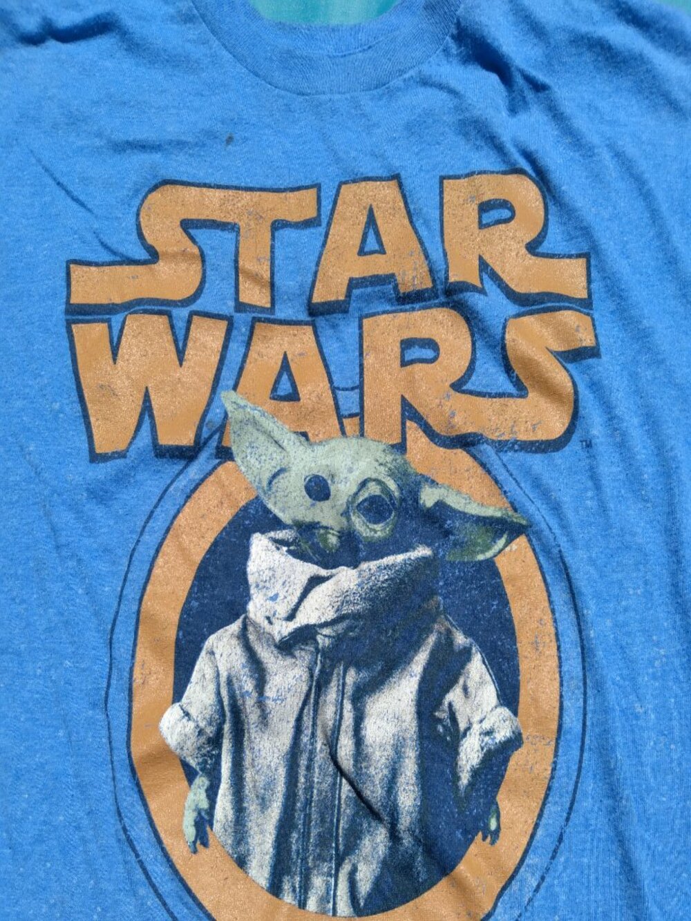 STAR WARS The Child Yoda shirt boys L 10/12